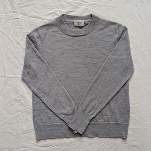 Wilfred Heather Gray Merino Wool Sweater